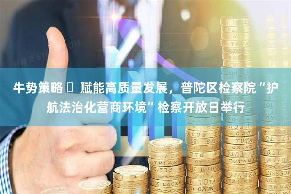 牛势策略 ​赋能高质量发展，普陀区检察院“护航法治化营商环境”检察开放日举行
