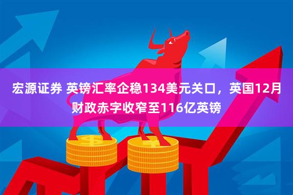宏源证券 英镑汇率企稳134美元关口，英国12月财政赤字收窄至116亿英镑
