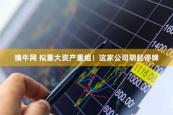 擒牛网 拟重大资产重组！这家公司明起停牌